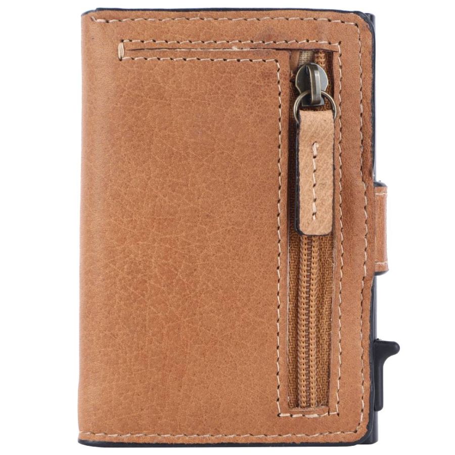 BOZZINI cognac KORTHÅLLARE