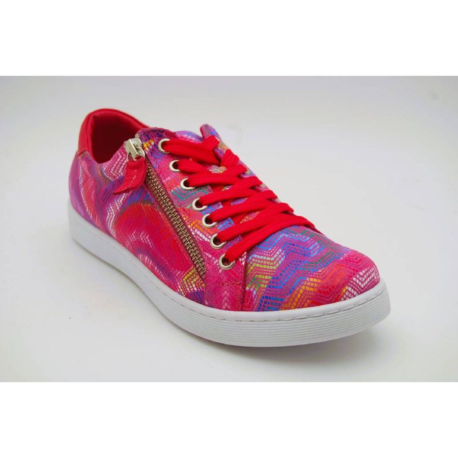 CHARLOTTE magenta/multi sneaker