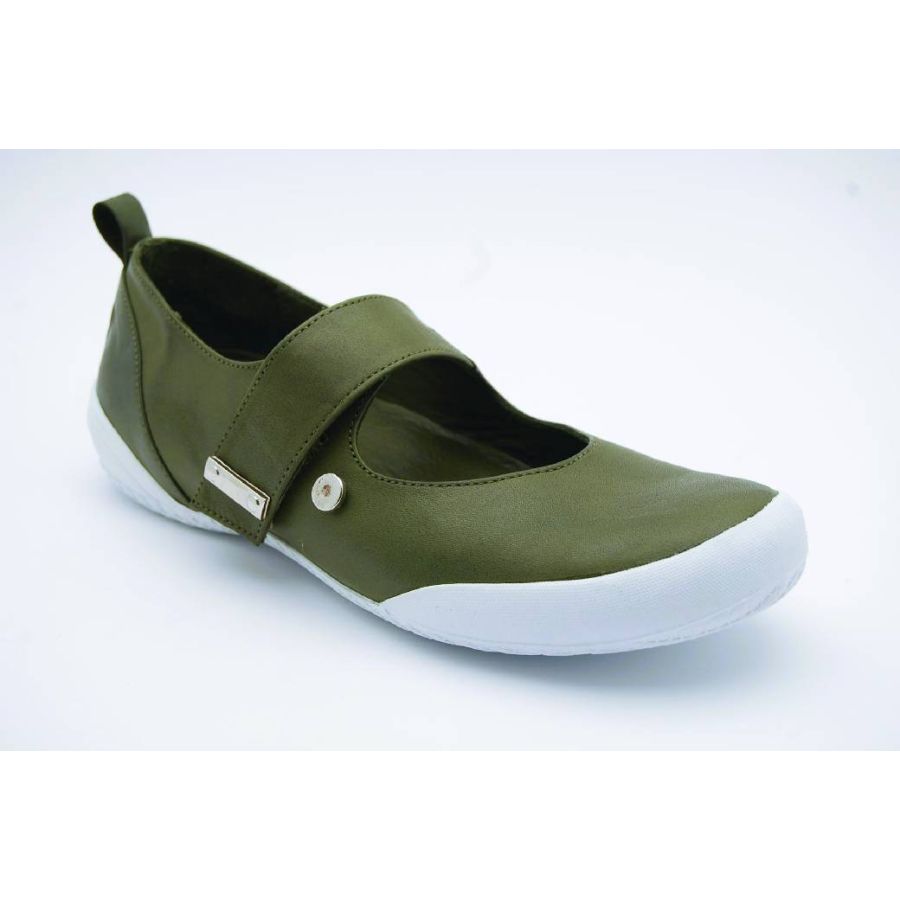 CHARLOTTE olive ballerina