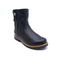 CHARLOTTE svart boots hög