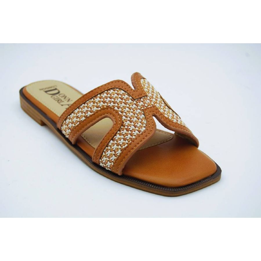 DONNA GIRL brun/natur slipin