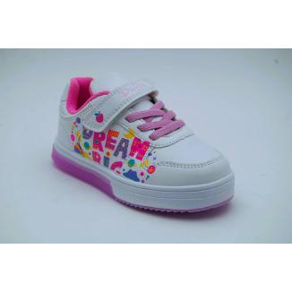 DUFFY vit/rosa sneaker BLINK
