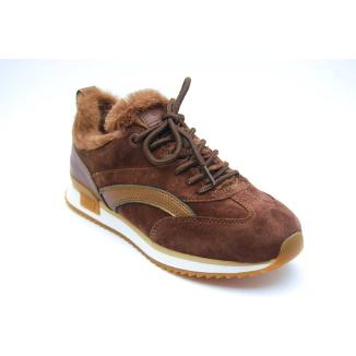 GABOR brun sneaker päls