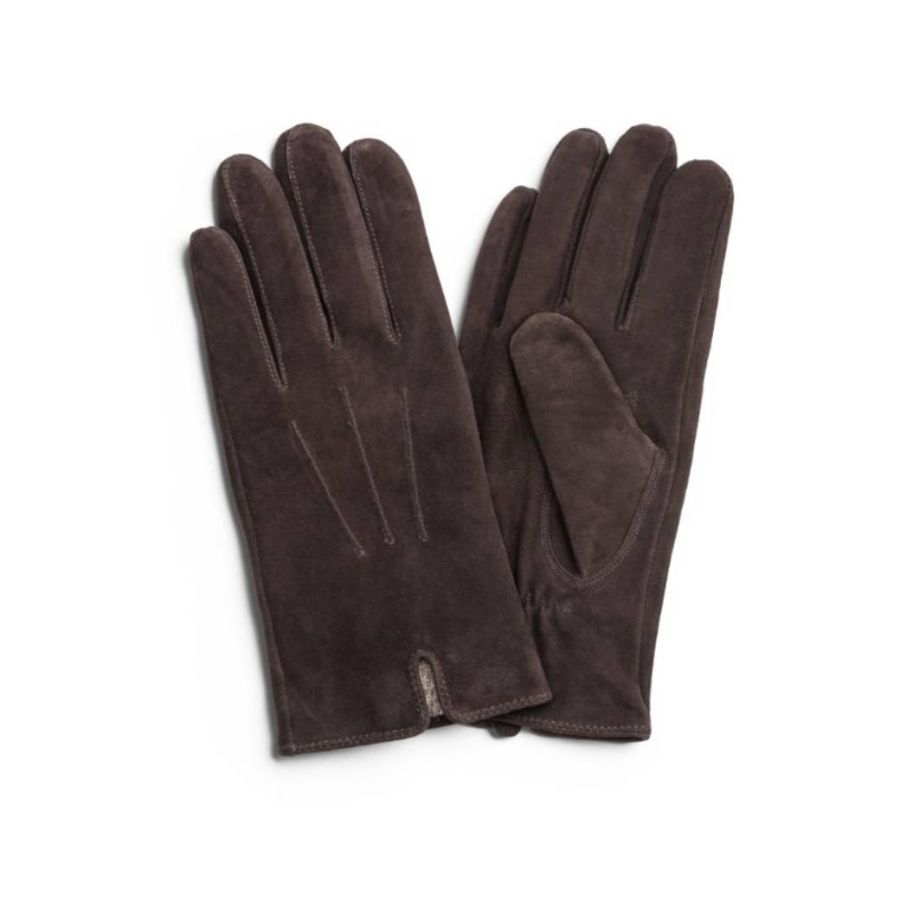 HK brun LADIES GLOVE SUEDE