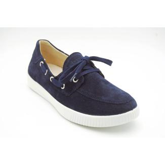 LEGERO blå SILENCE seglarloafer