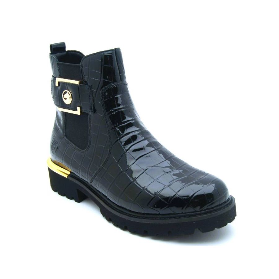 REMONTE svart krockolack boots