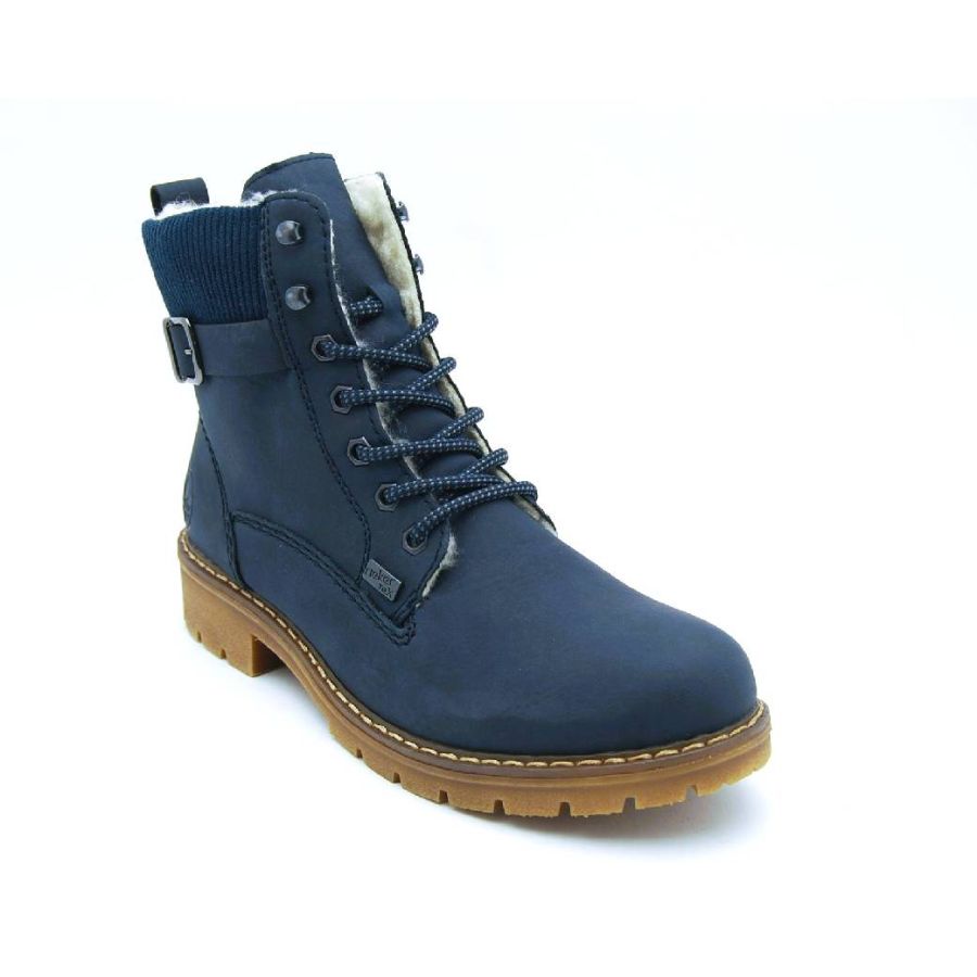 RIEKER blå känga TEX