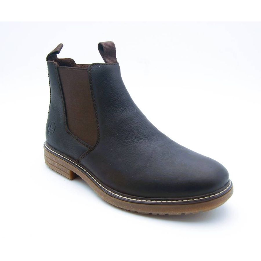 RIEKER brun boots resår
