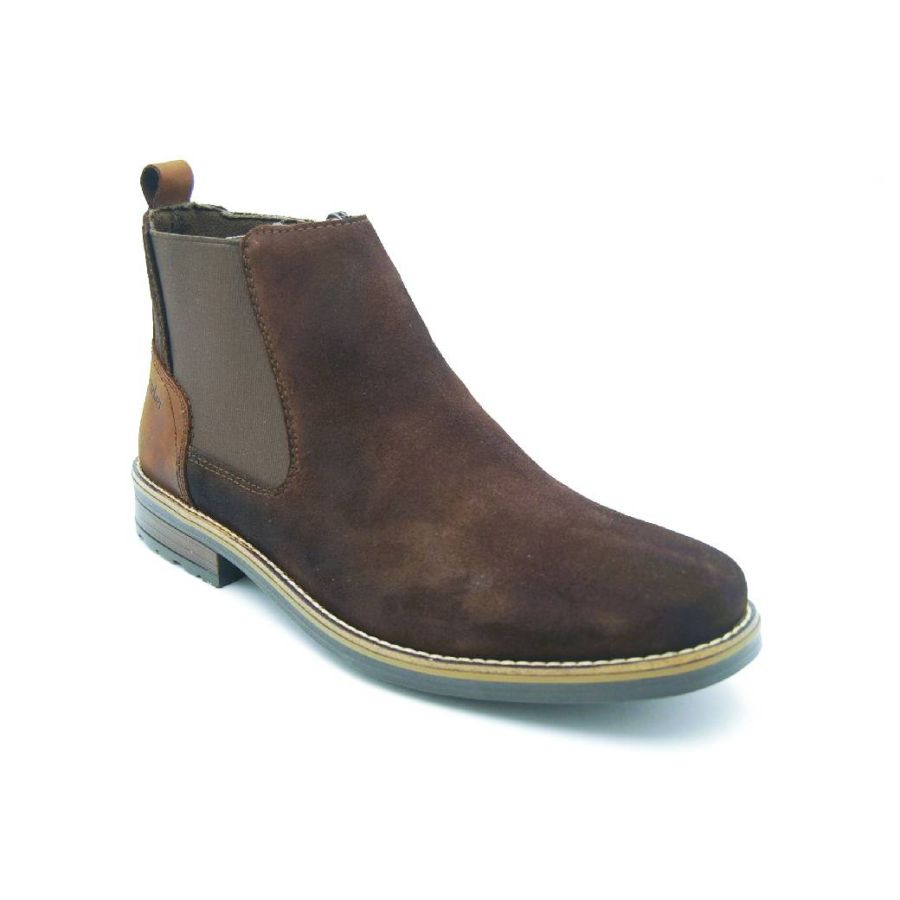 RIEKER brun chelseaboot mocka