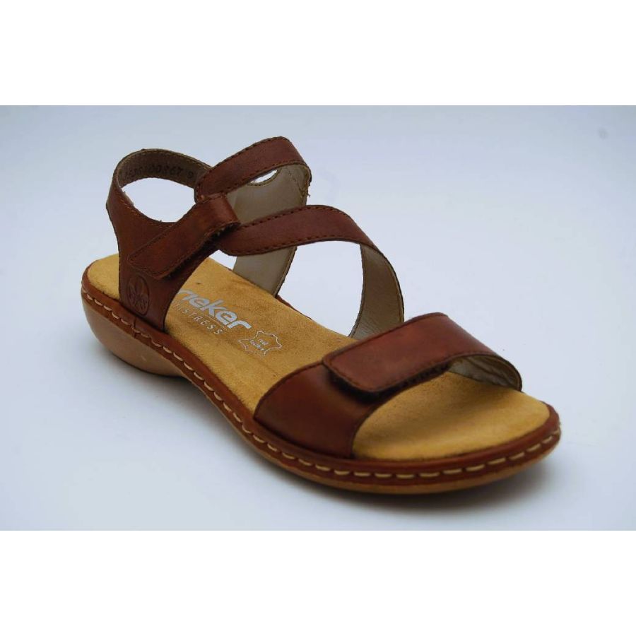 RIEKER brun sandal