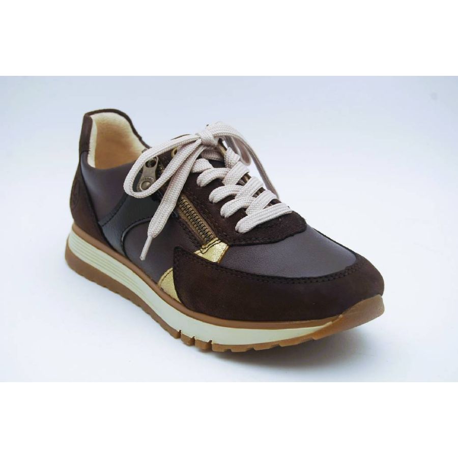 RIEKER brun sneaker BRED LÄST