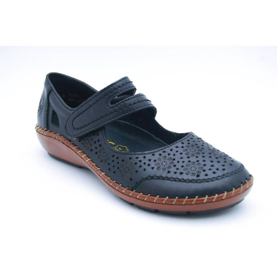 RIEKER svart ballerina slejf