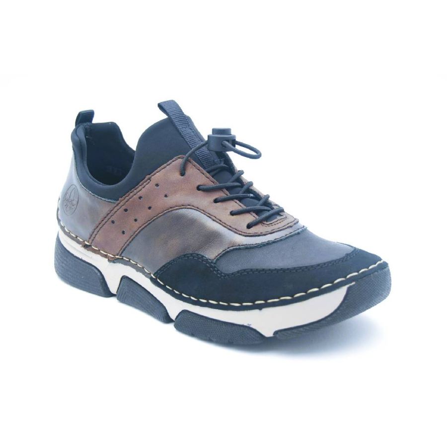 RIEKER svart/bronze promenadsko