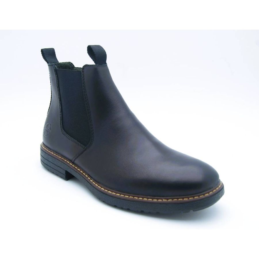 RIEKER svart chelseaboots