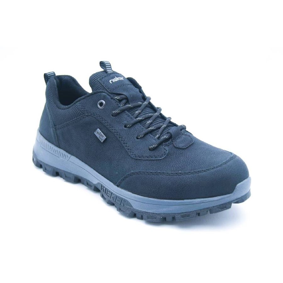 RIEKER svart snörsko TEX