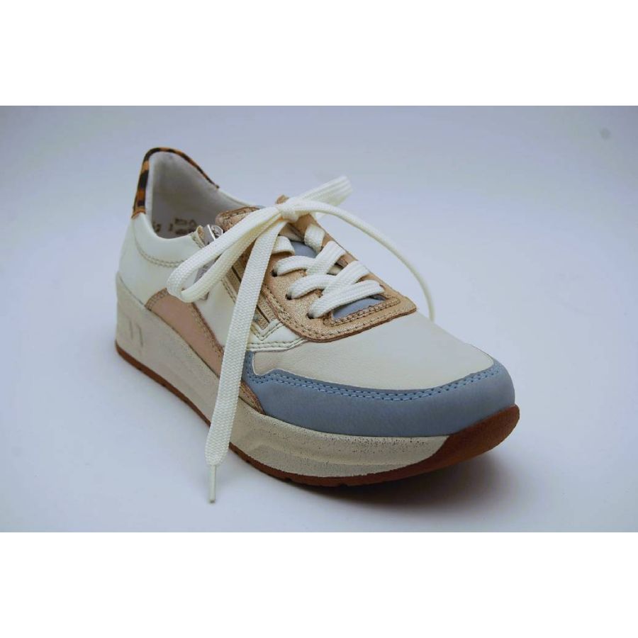 RIEKER vit/multi BRED LÄST