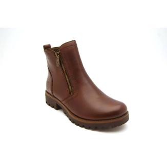 RIEKER brun boots dragkedja