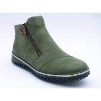 RIEKER grön känga TEX