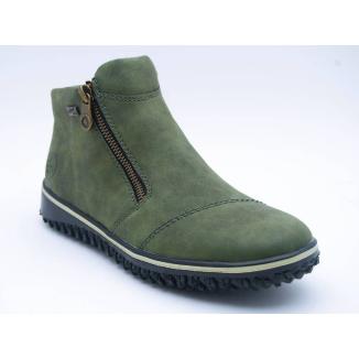 RIEKER grön känga TEX