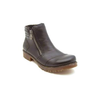 RIEKER svart boots 2 dragkedja