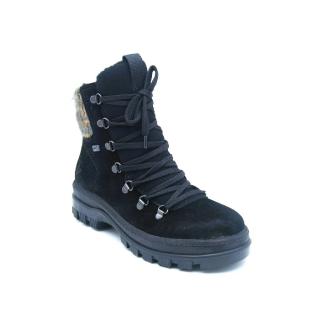 RIEKER svart BRODD känga TEX