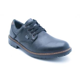 RIEKER svart snörsko TEX