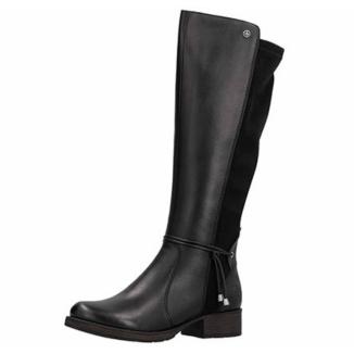 RIEKER svart stövel resår