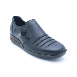 RIEKER svart TEX promenad