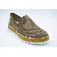 RIEKER taupe slipon