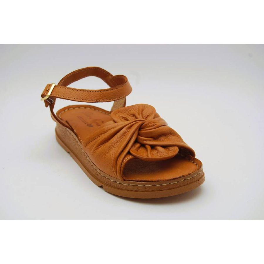 ROSA NEGRA tan sandalett knut