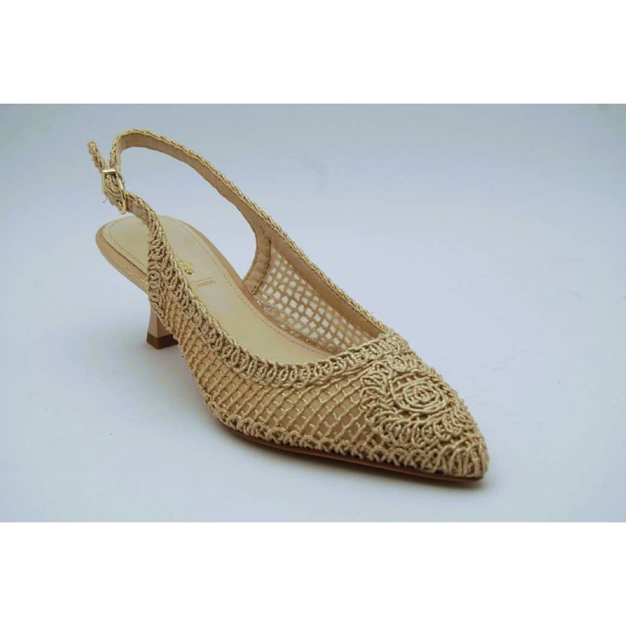 TAMARIS ljus guld slingback