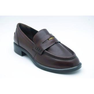 TAMARIS brun loafer skinn