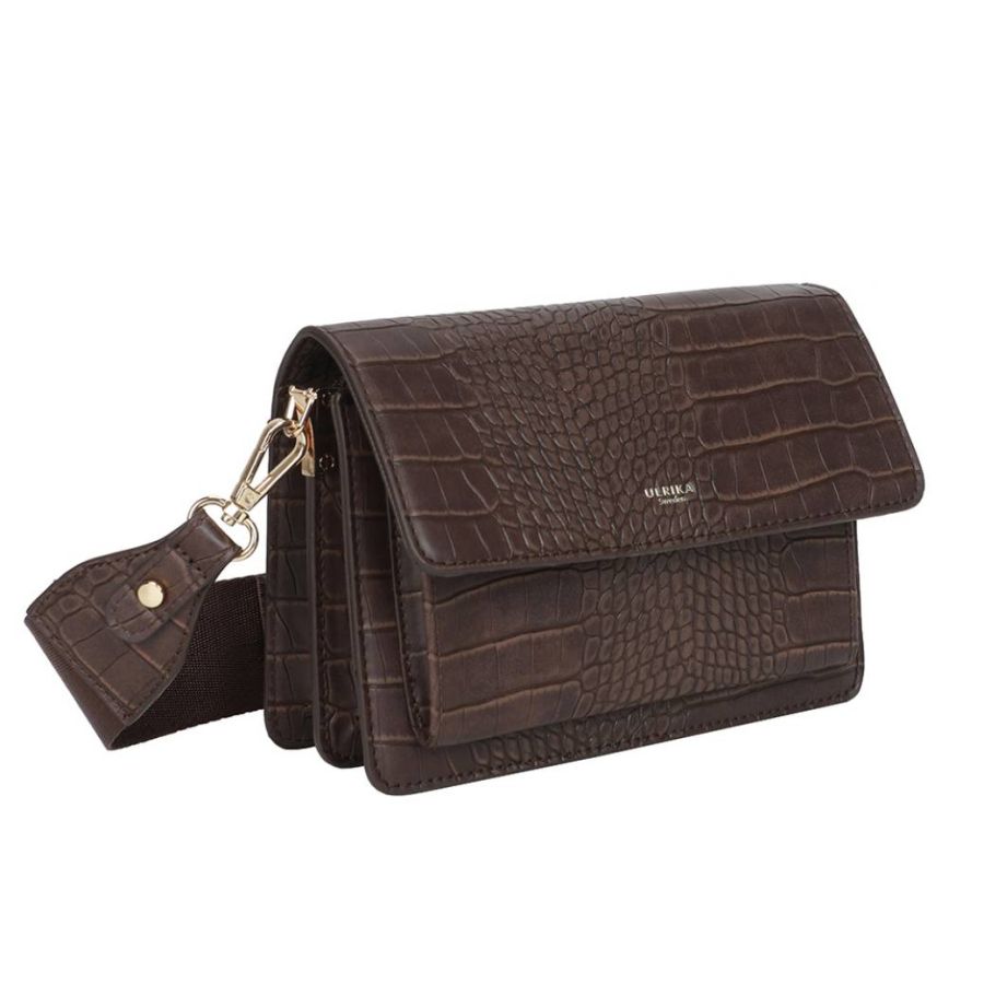 ULRIKA DESIGN brun CROCO