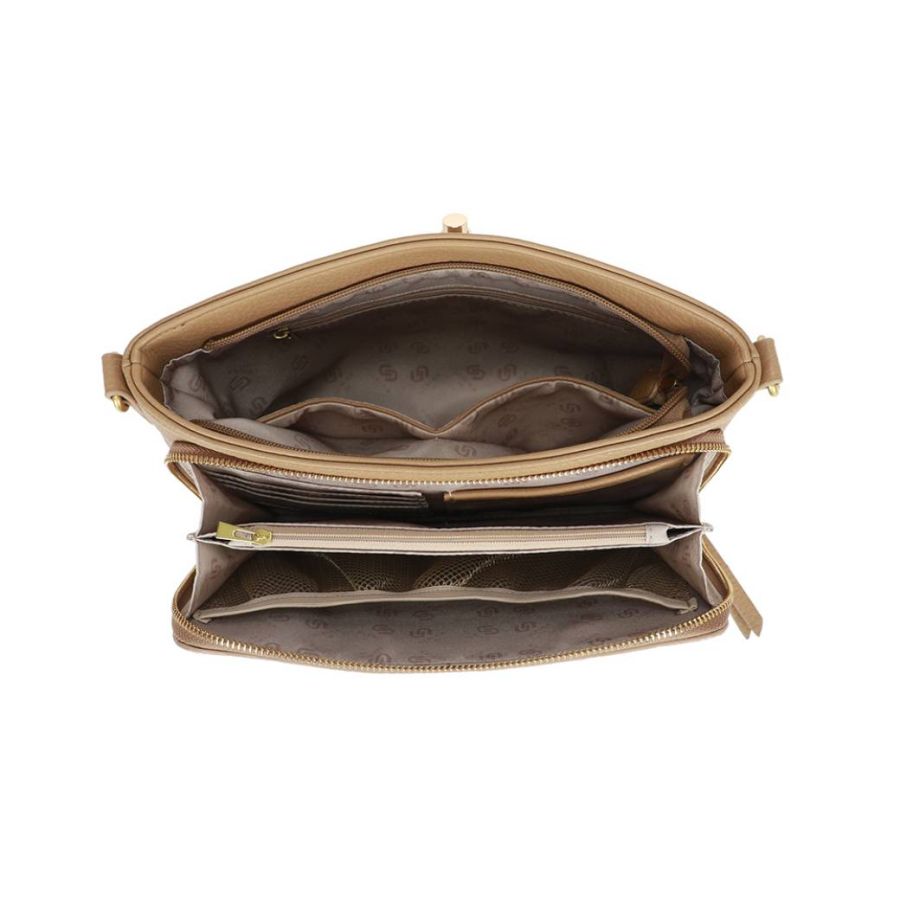 ULRIKA DESIGN cognac RECYCLED