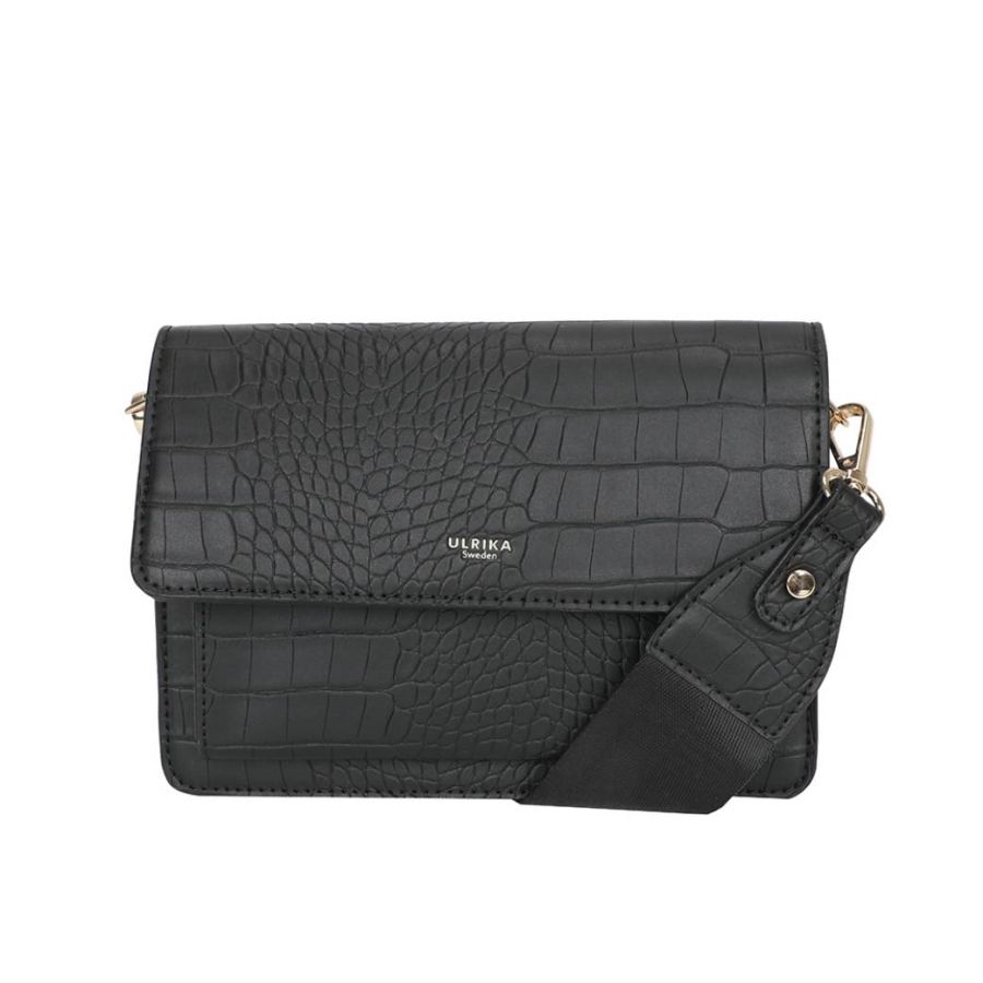 ULRIKA DESIGN svart CROCO