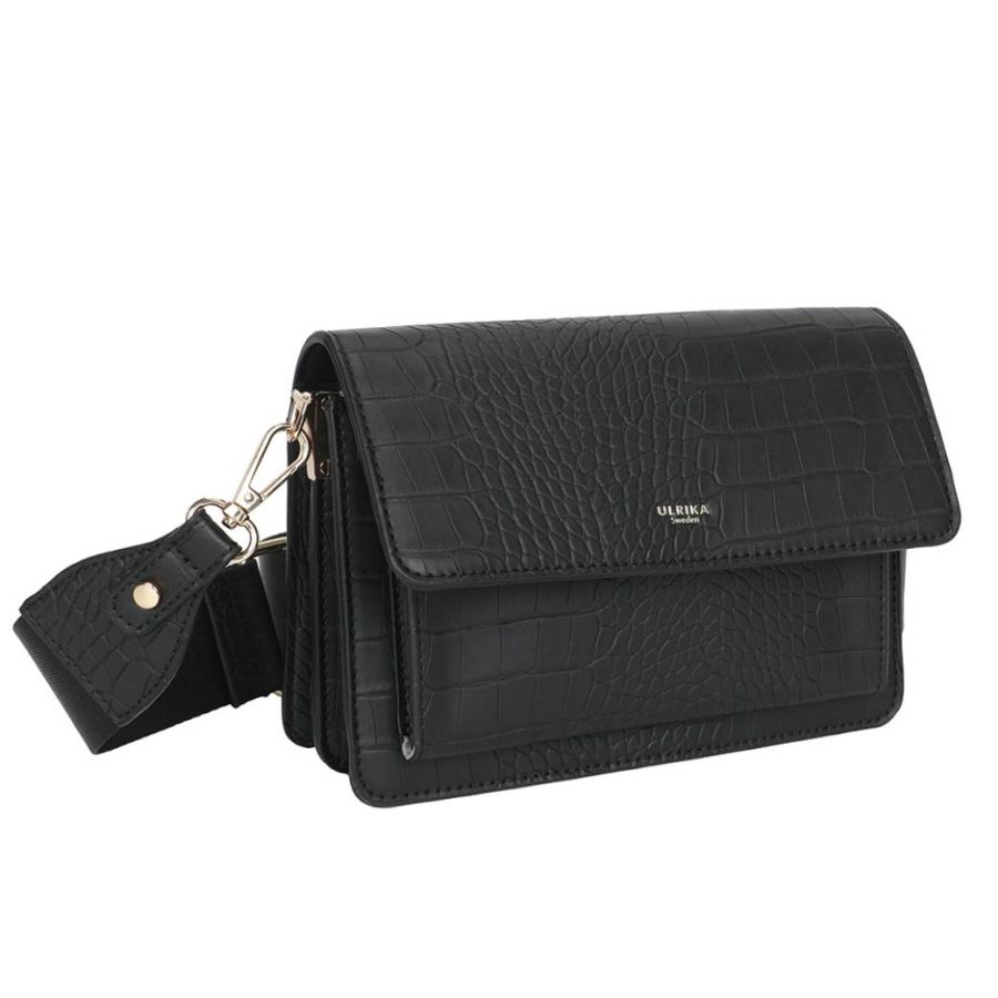 ULRIKA DESIGN svart CROCO
