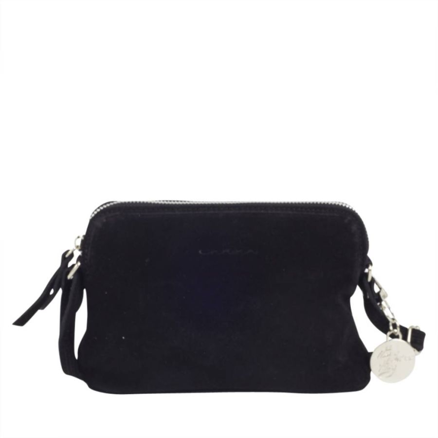 ULRIKA DESIGN svart mocka väska