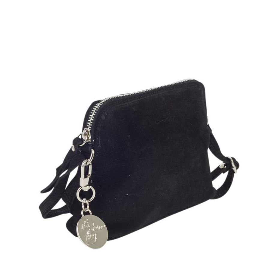 ULRIKA DESIGN svart mocka väska